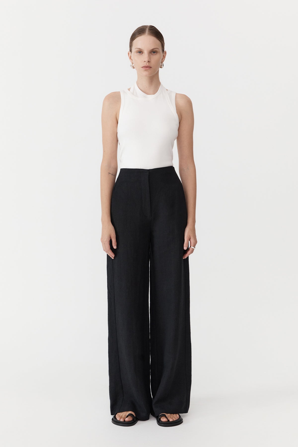 Black Wide-leg trousers - Buy Online