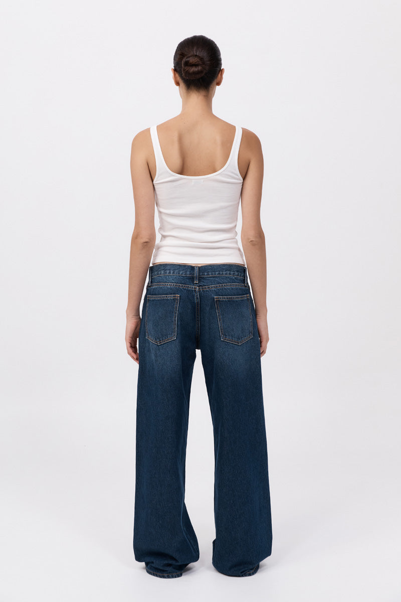 Low Rise Jeans - Indigo