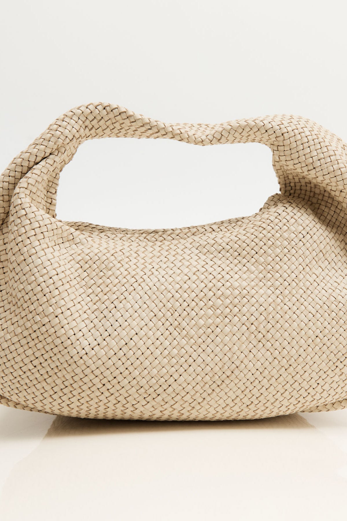 Woven Bon Bon Bag - Butter