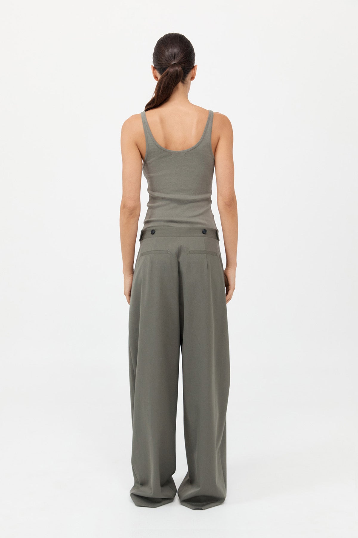 Adjustable Pants - Smokey Olive