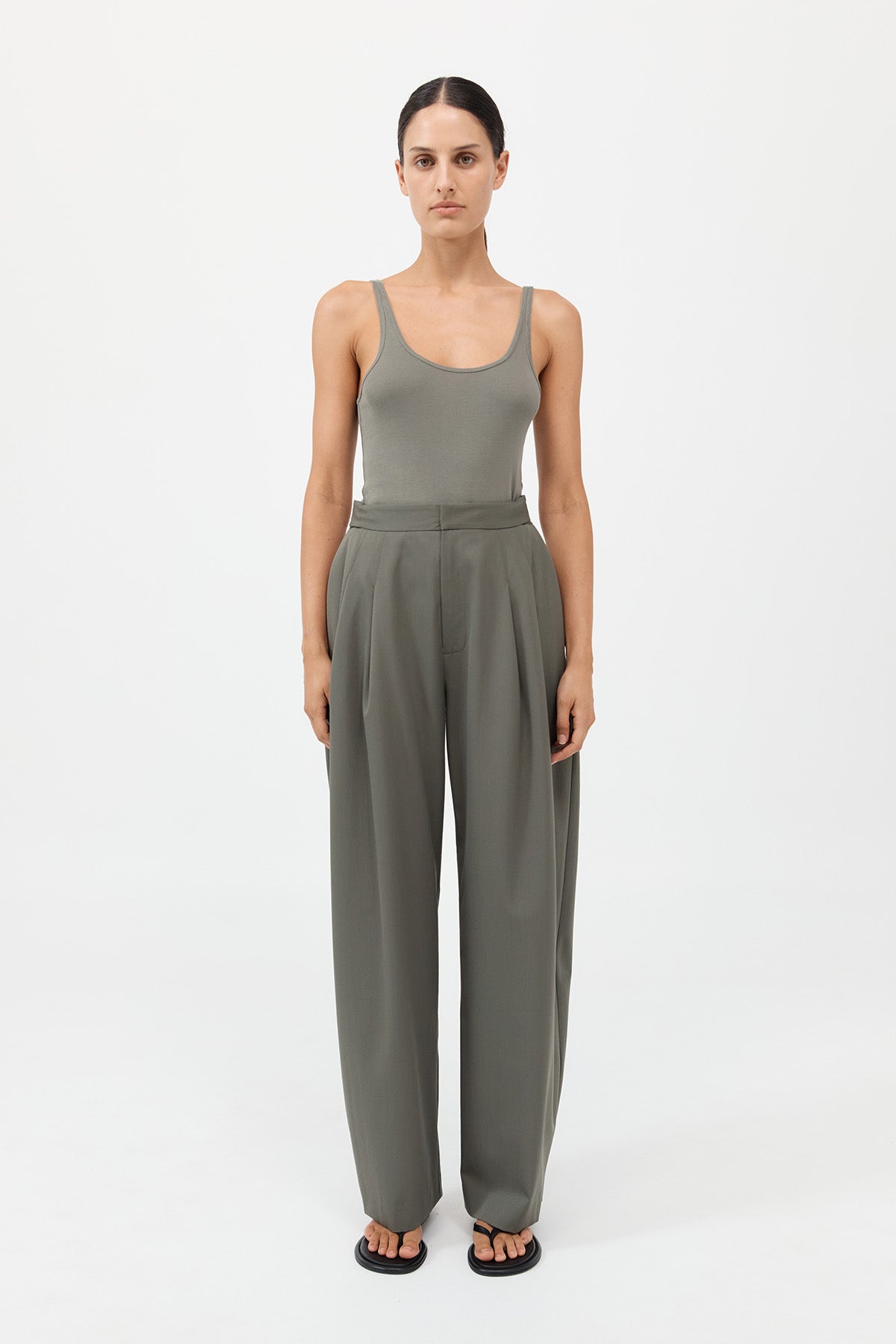 Adjustable Pants - Smokey Olive