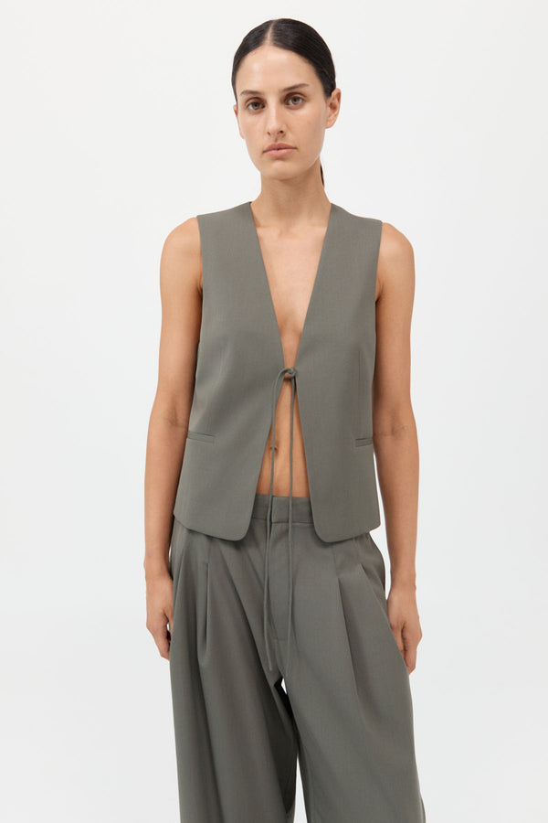 Rouleau Vest - Smokey Olive