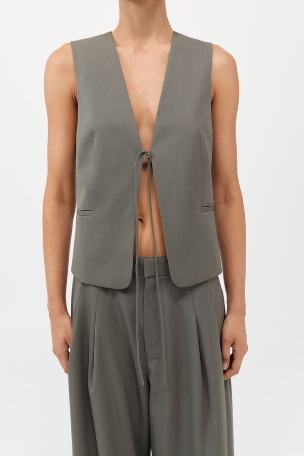 Rouleau Vest - Smokey Olive