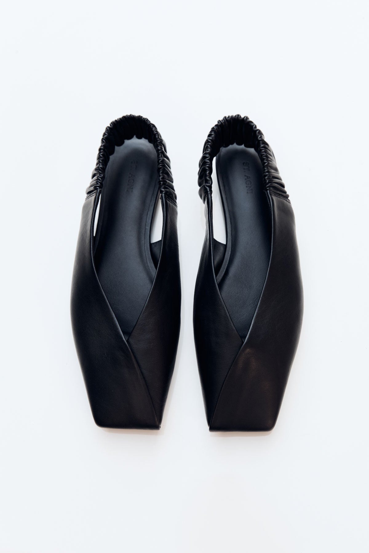 Envelope Sling Back Flat - Black