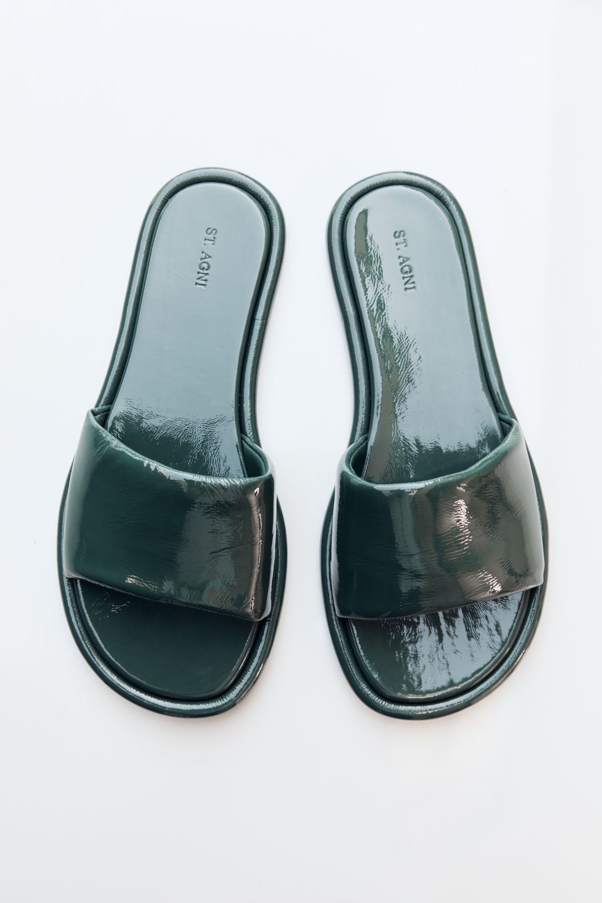 Soft Slipper - Patent Deep Green