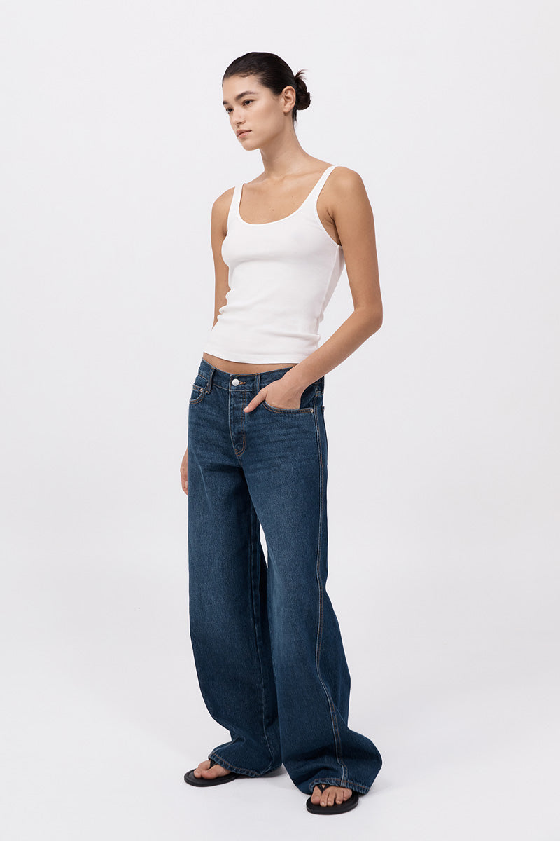 Low Rise Jeans - Indigo