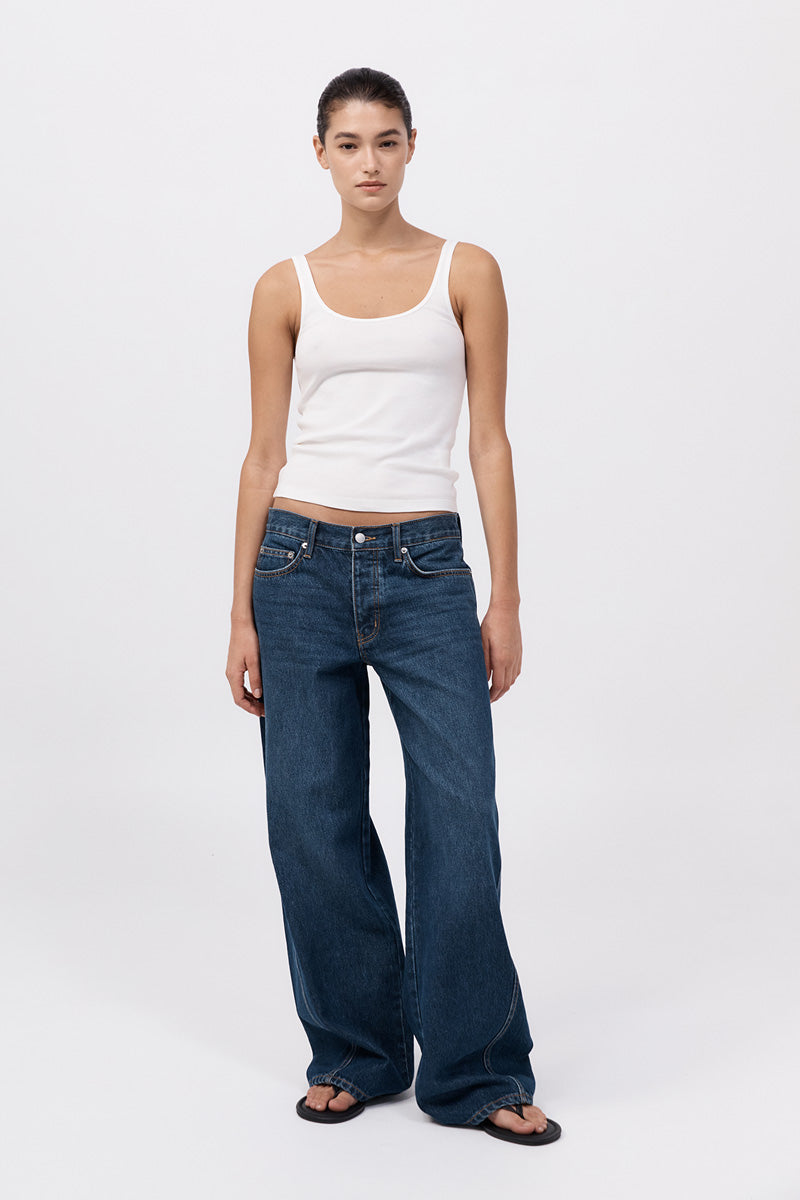 Low Rise Jeans - Indigo