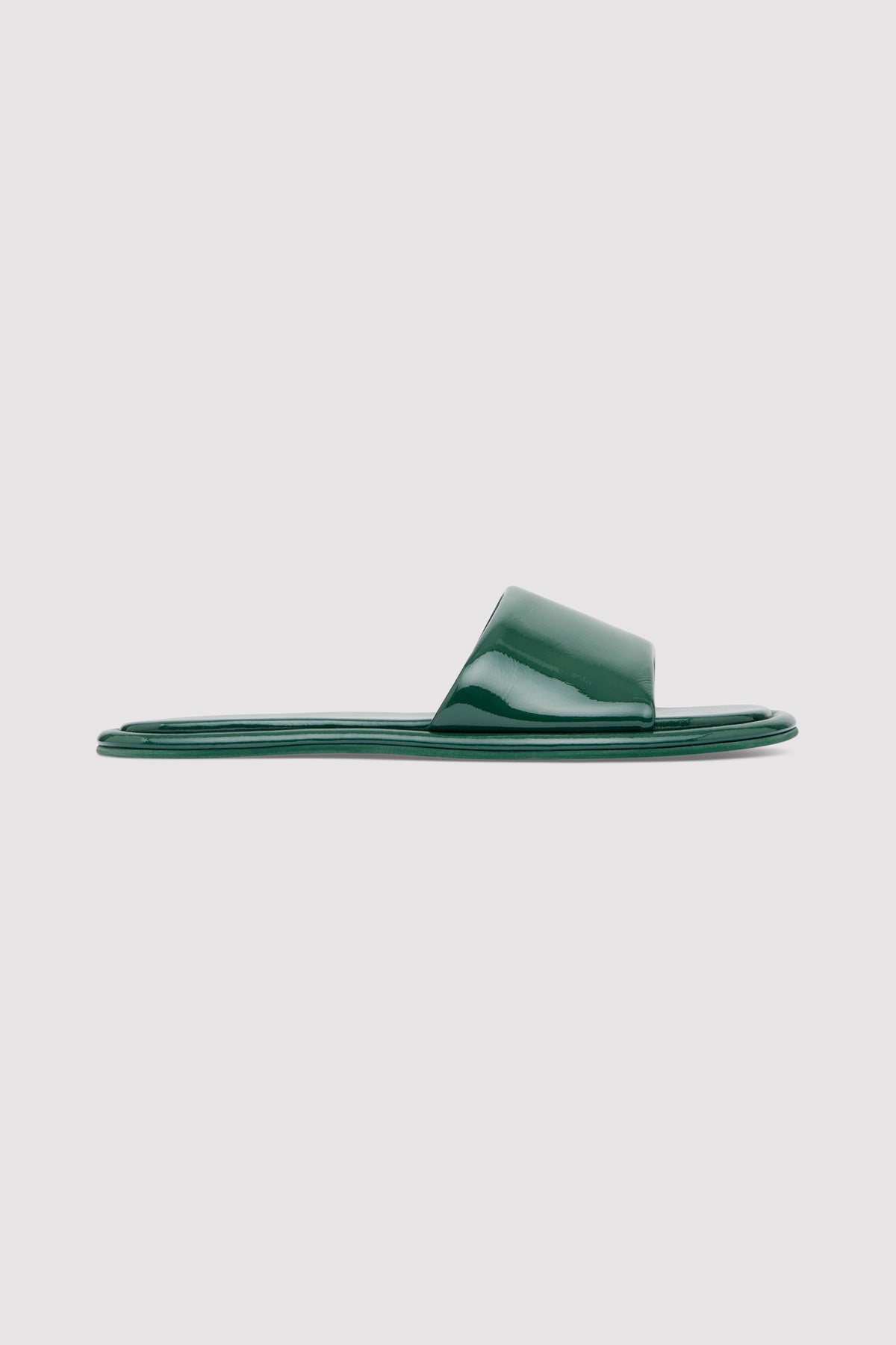 Soft Slipper - Patent Deep Green