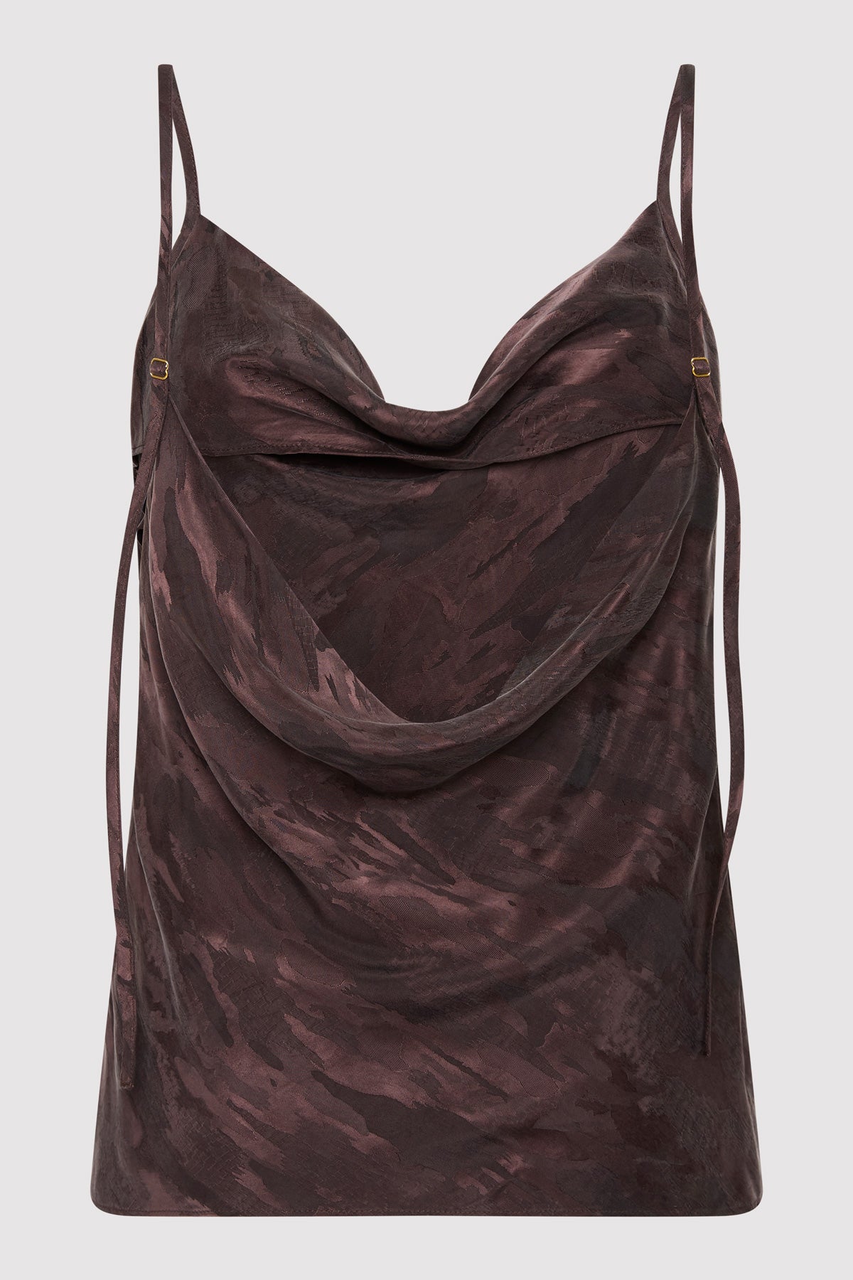 Bias Slip Cami - Chocolate Plum