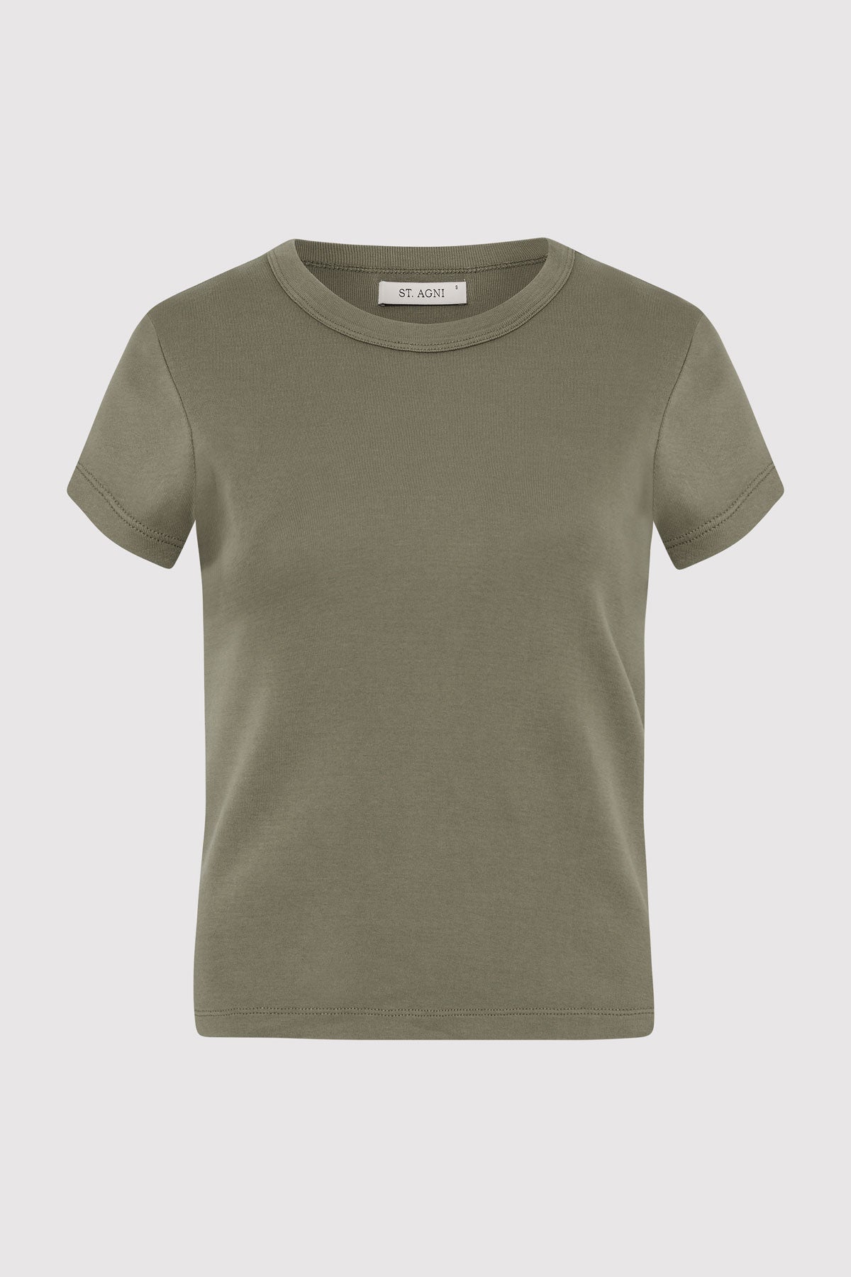 Organic Cotton Baby Tee - Smokey Olive