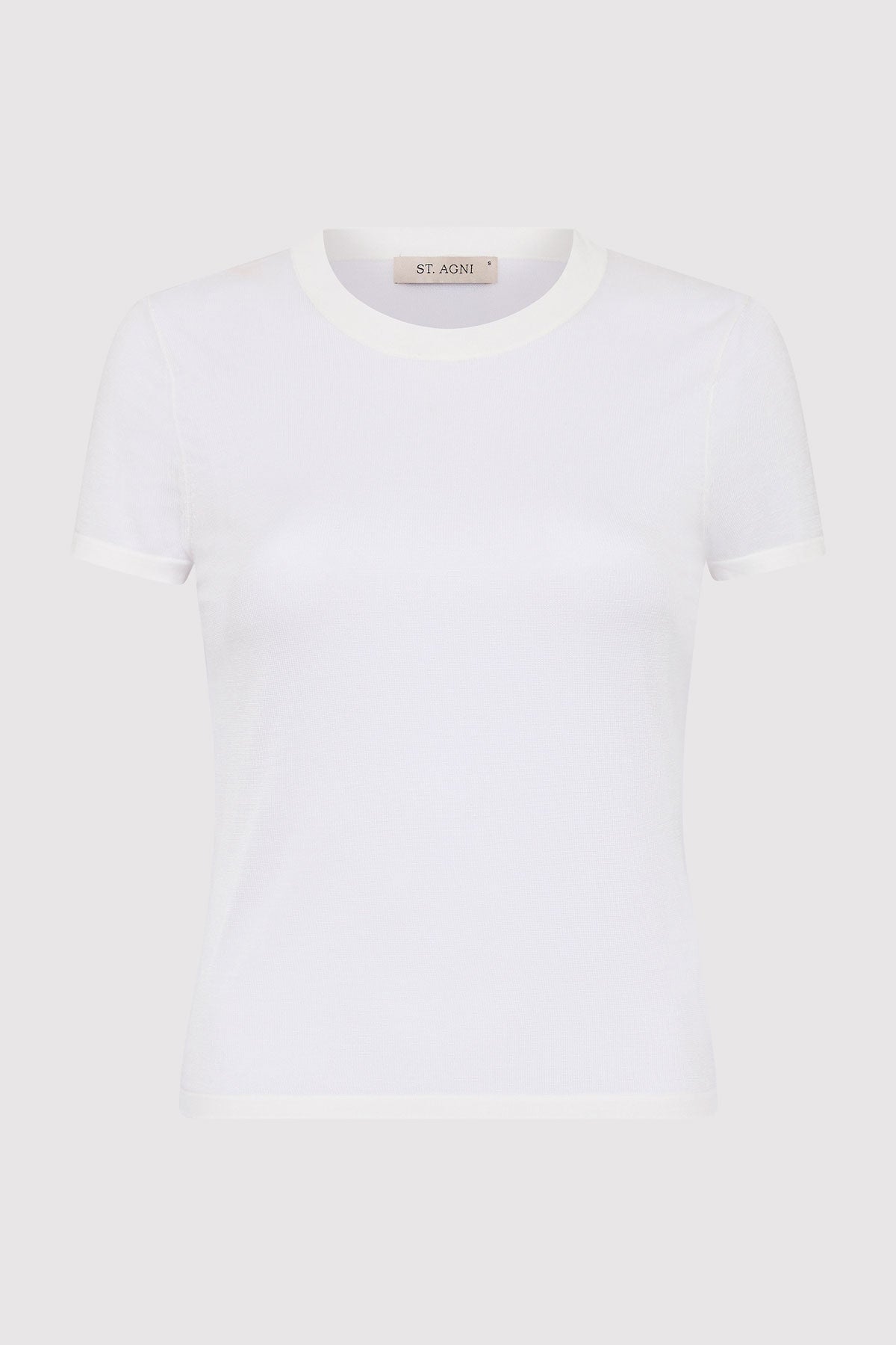 Sheer Baby Tee - White