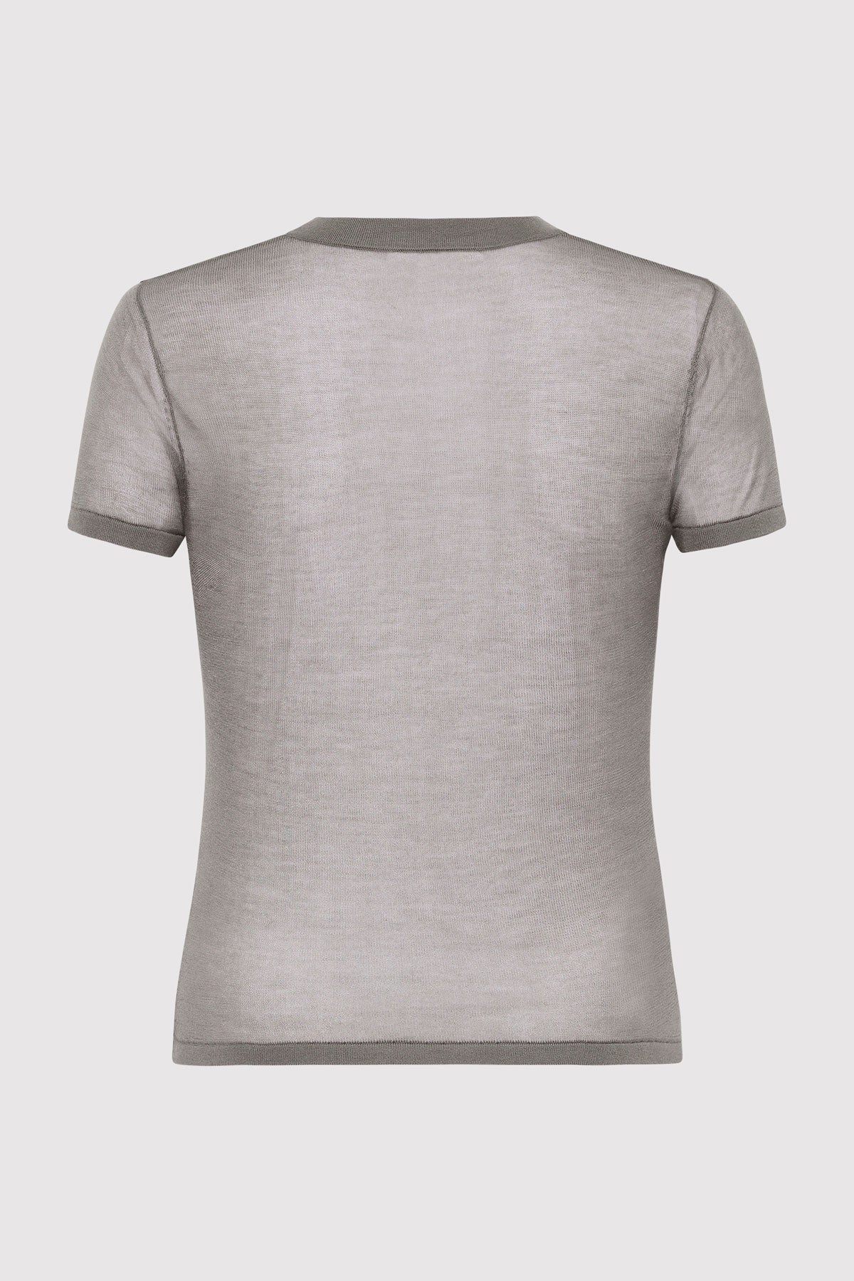 Sheer Baby Tee - Smokey Olive