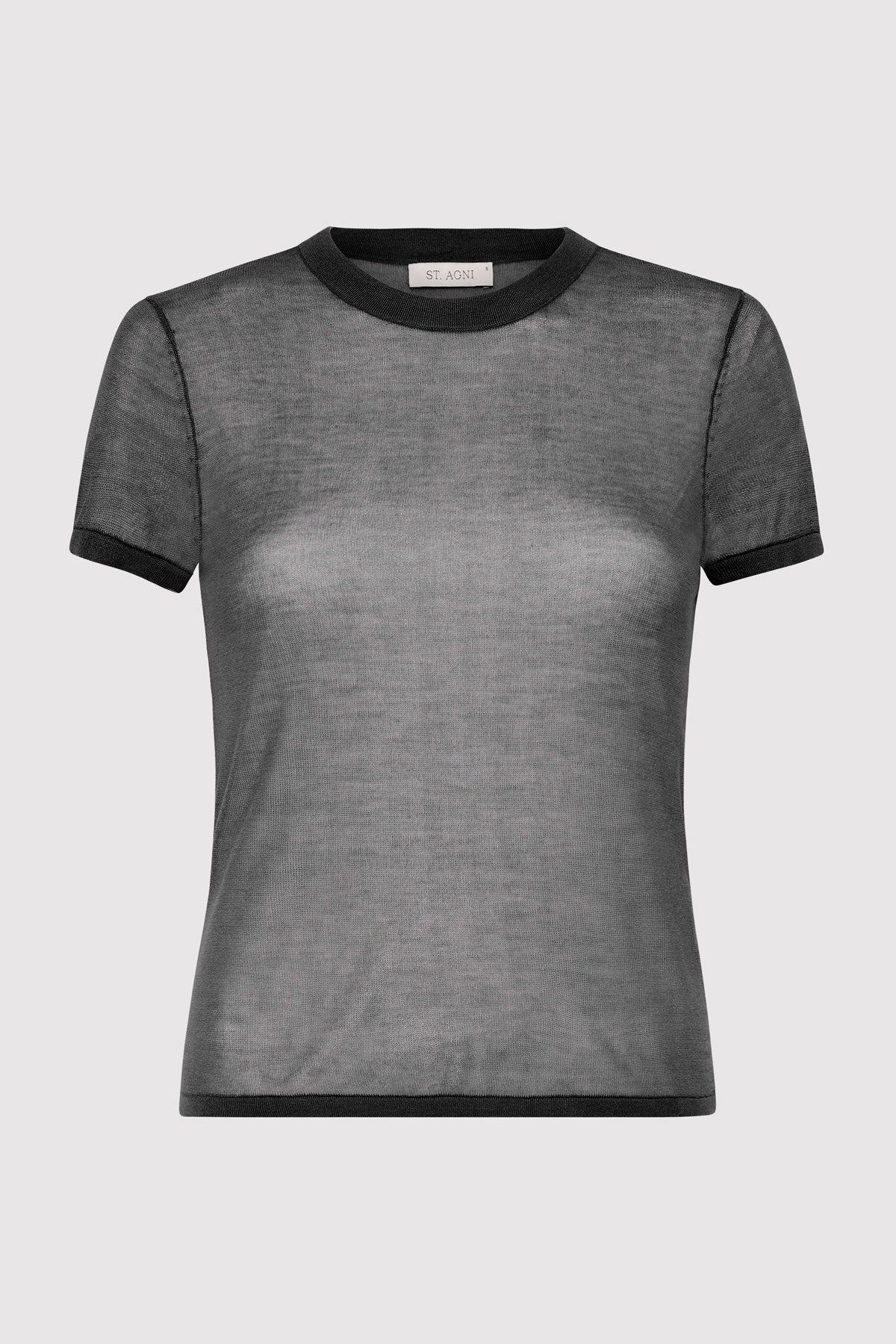 Sheer Baby Tee - Black