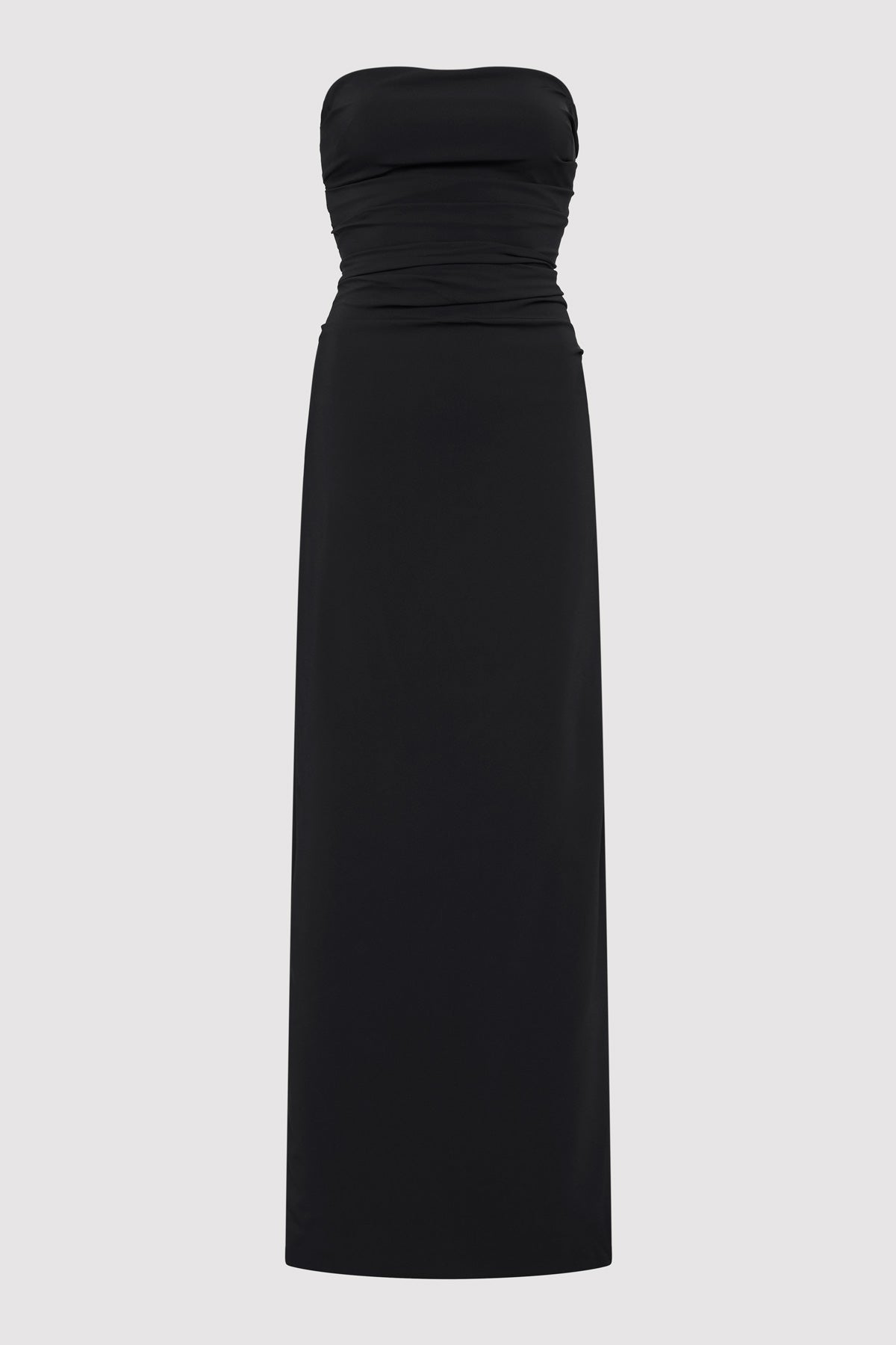 Strapless Tie Back Dress - Black