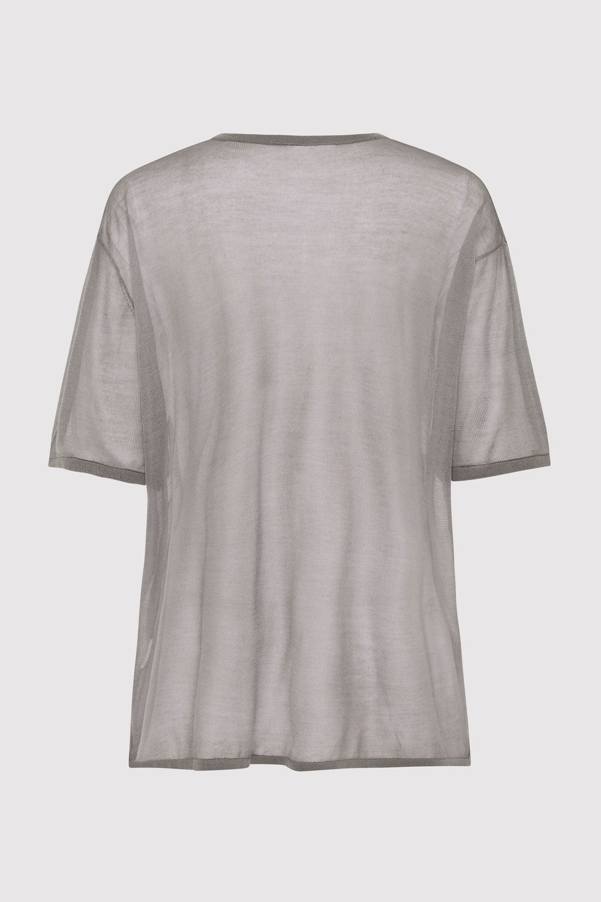 Sheer Oversized Tee - Smokey Olive