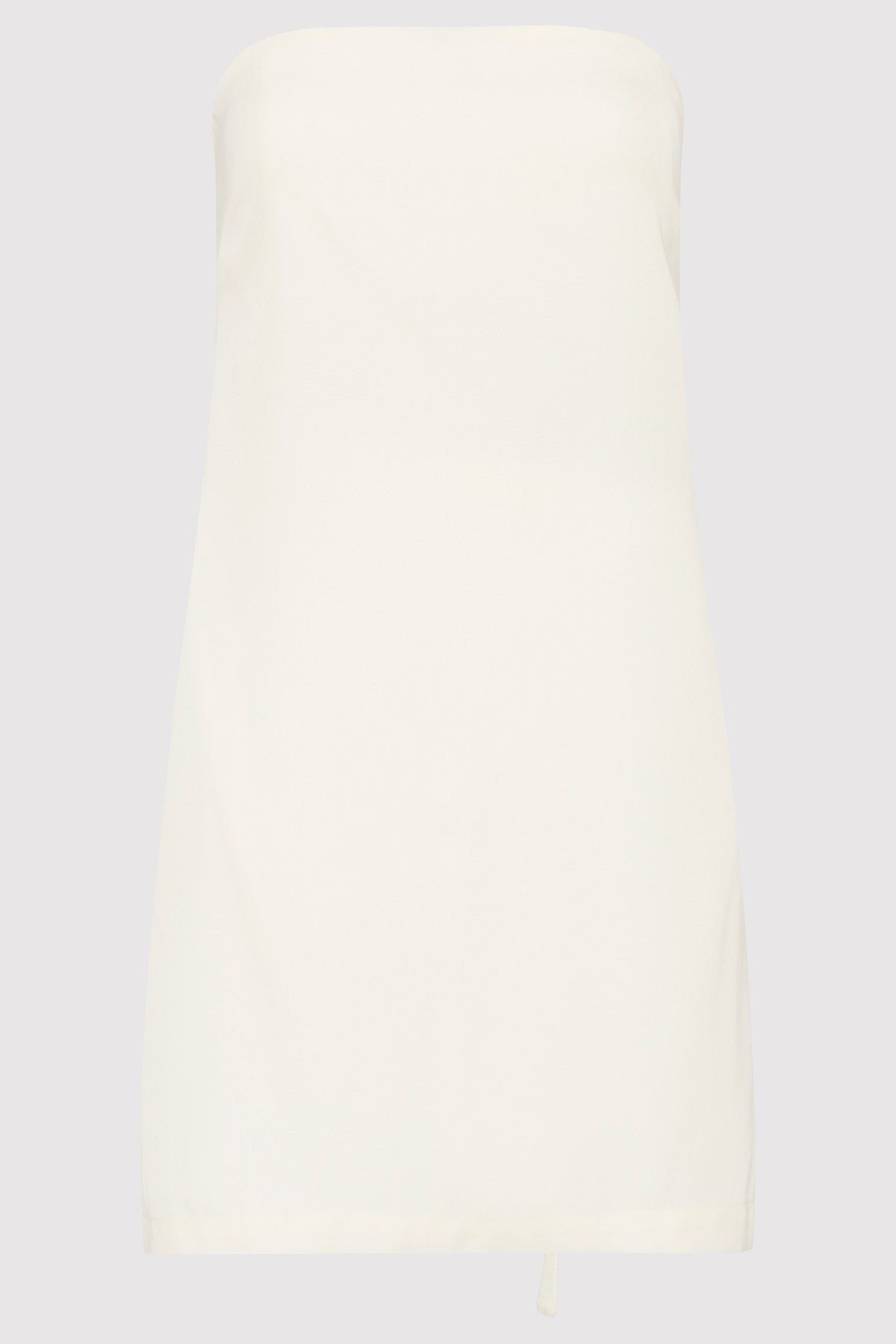 Strapless Buckle Back Top - Off White