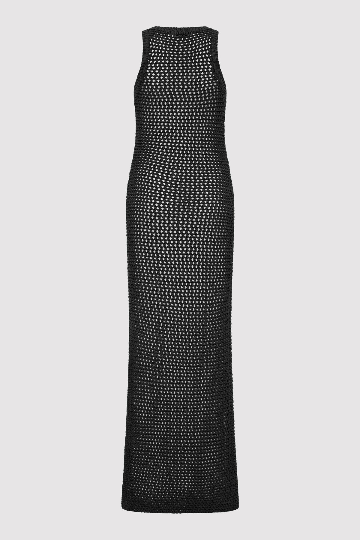 Cotton Crochet Dress - Black