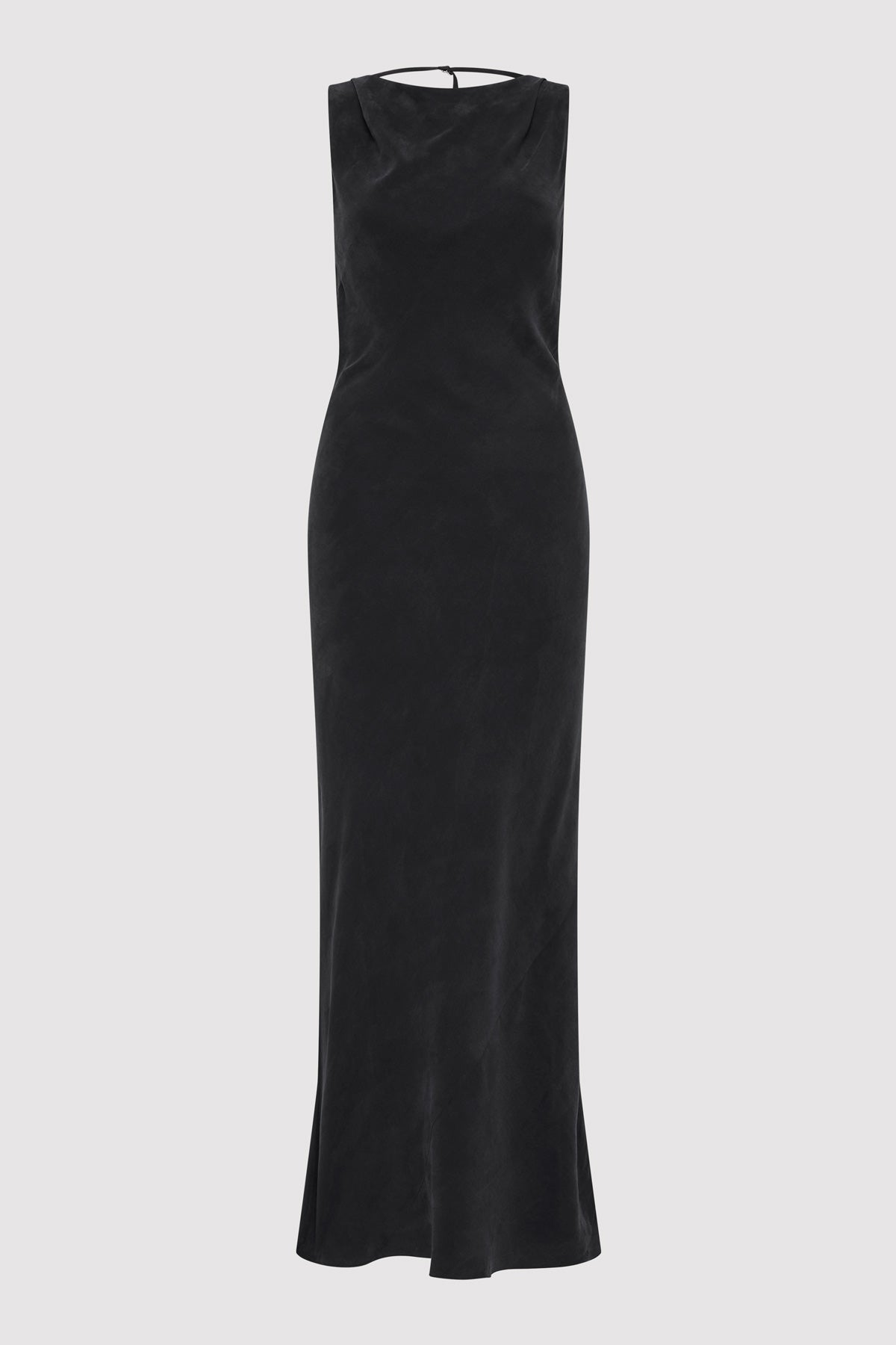 Draped Cowl Dress - Black