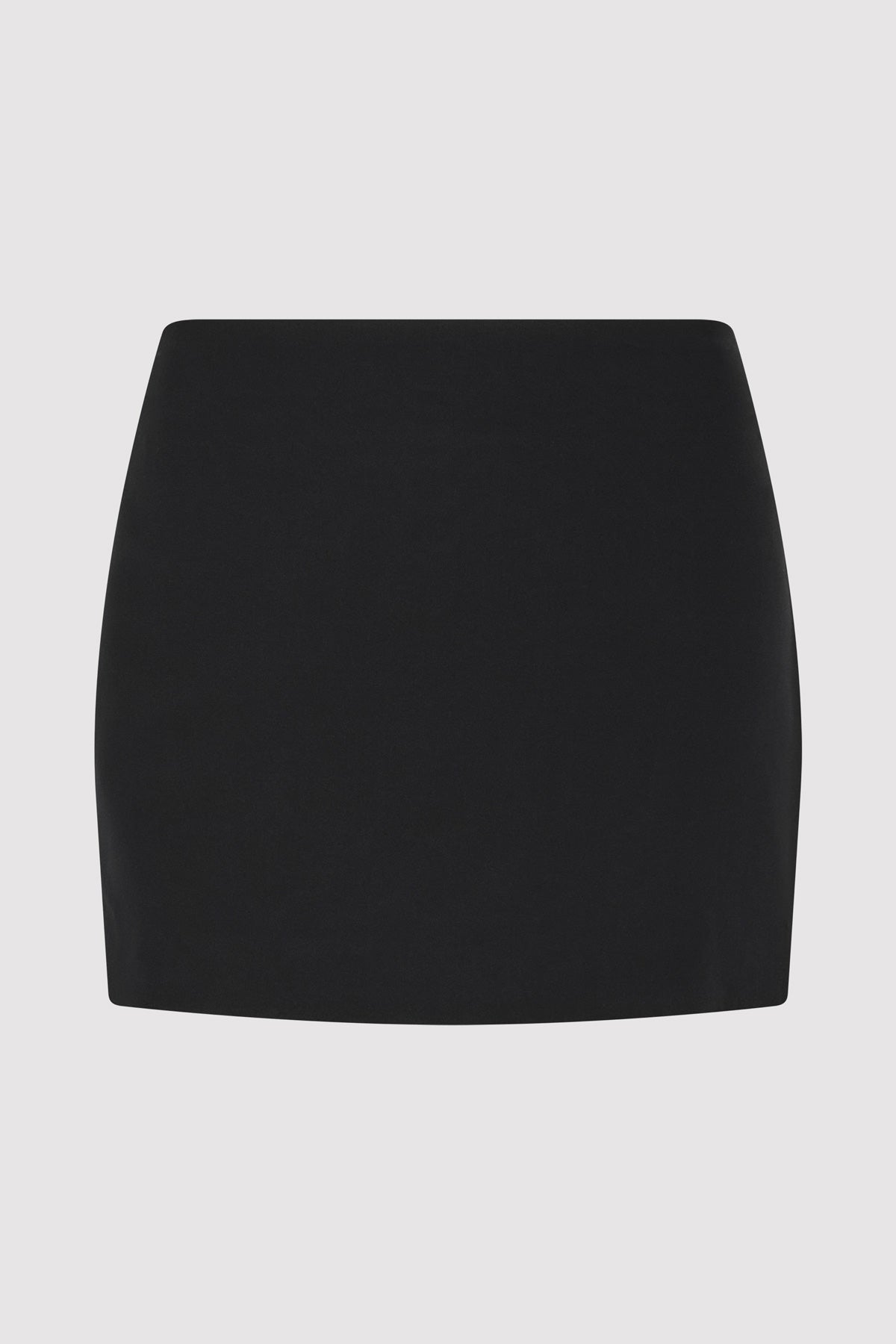 Silk Mini Skirt - Black