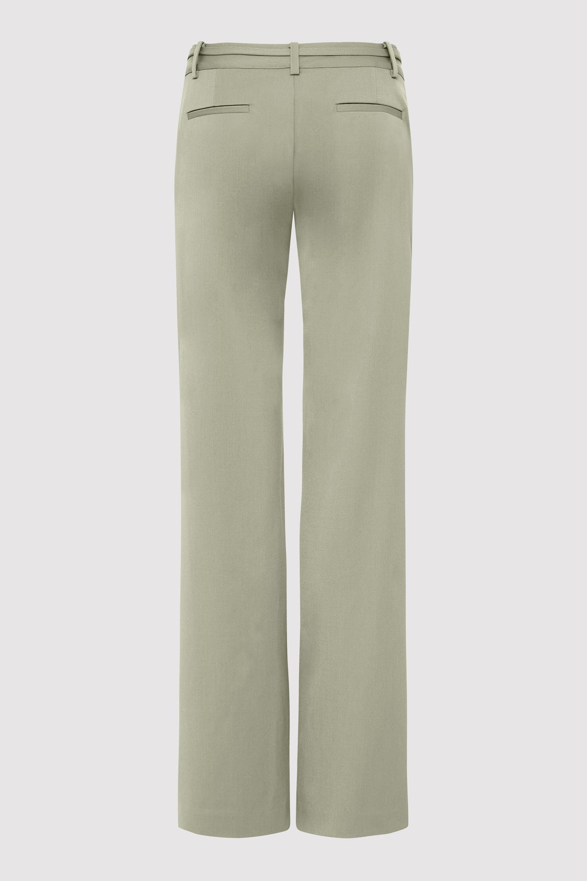 90s Panelled Pants - Moss Grey