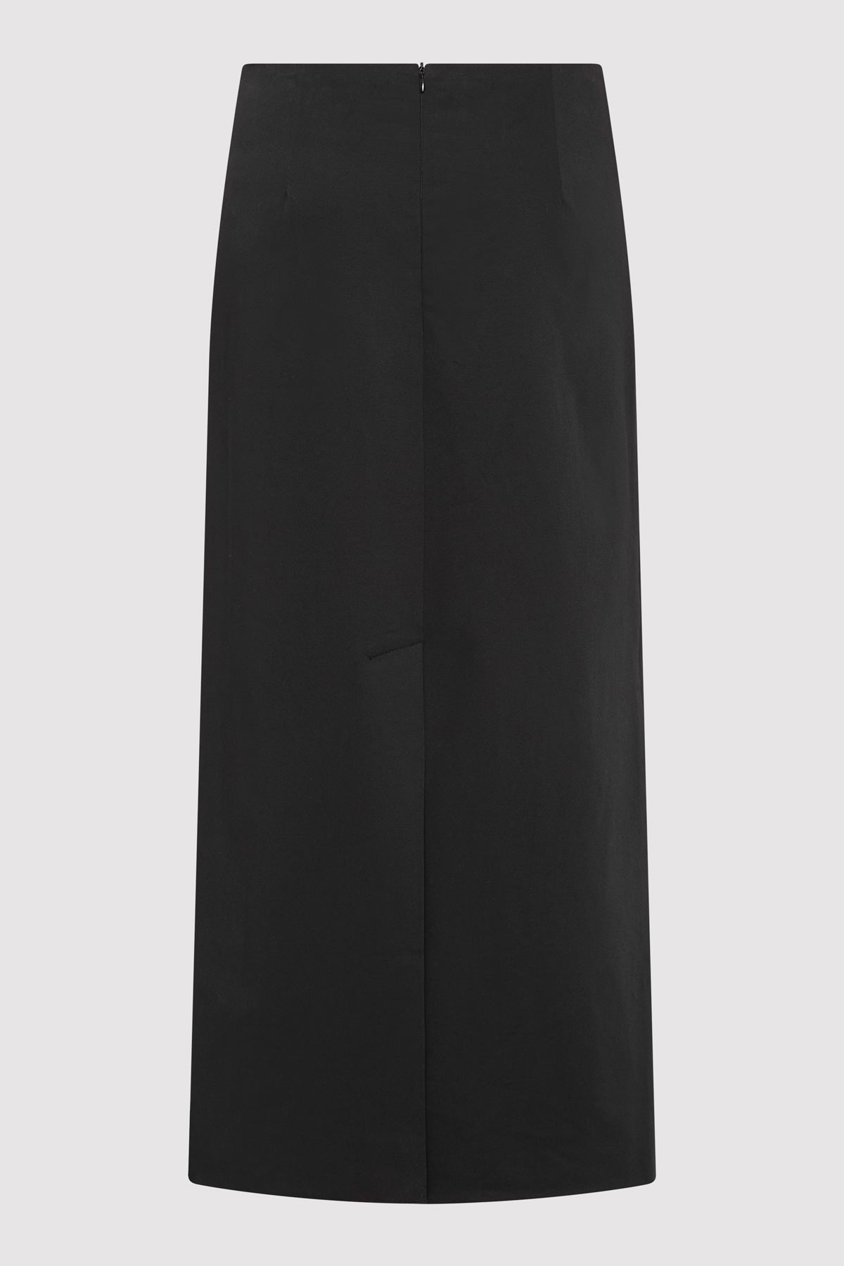 Column Wrap Skirt - Black