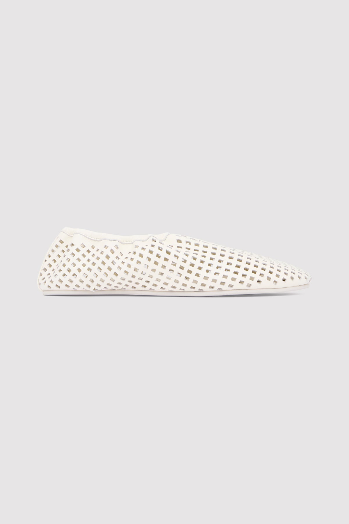 Perforated Ballet Flat - Tofu