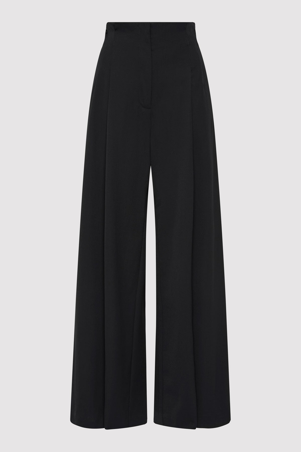 Paperbag Waist Trousers - Black