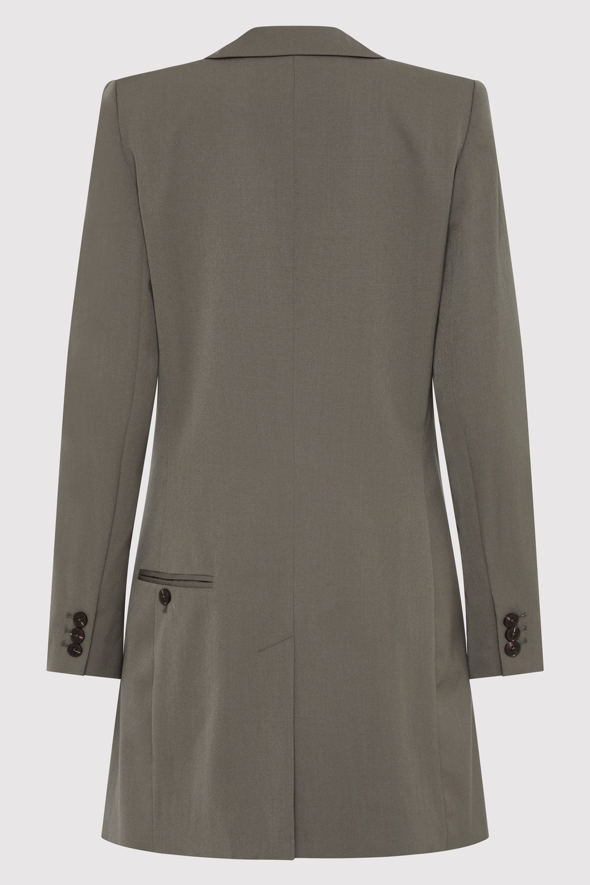 Longline Jacket - Smokey Olive