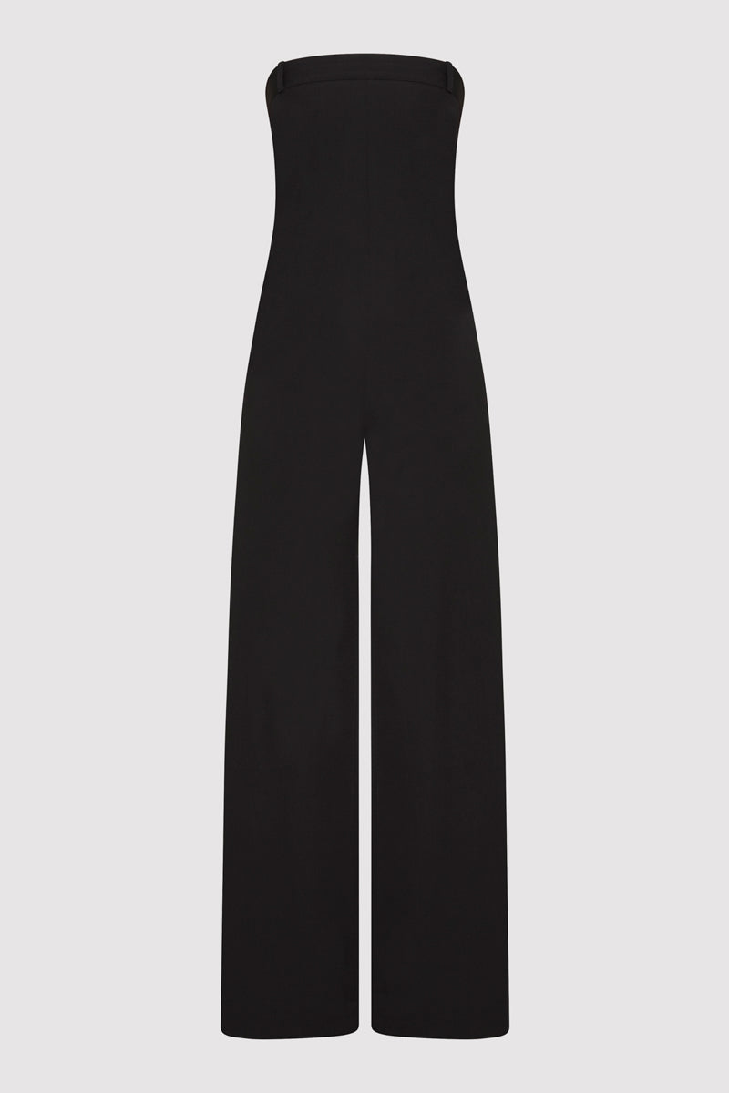 Deconstructed Tailored Jumpsuit - Black