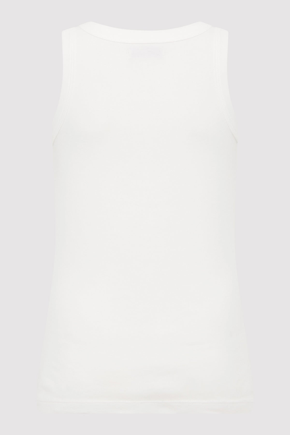 Organic Cotton Bateau Tank - White