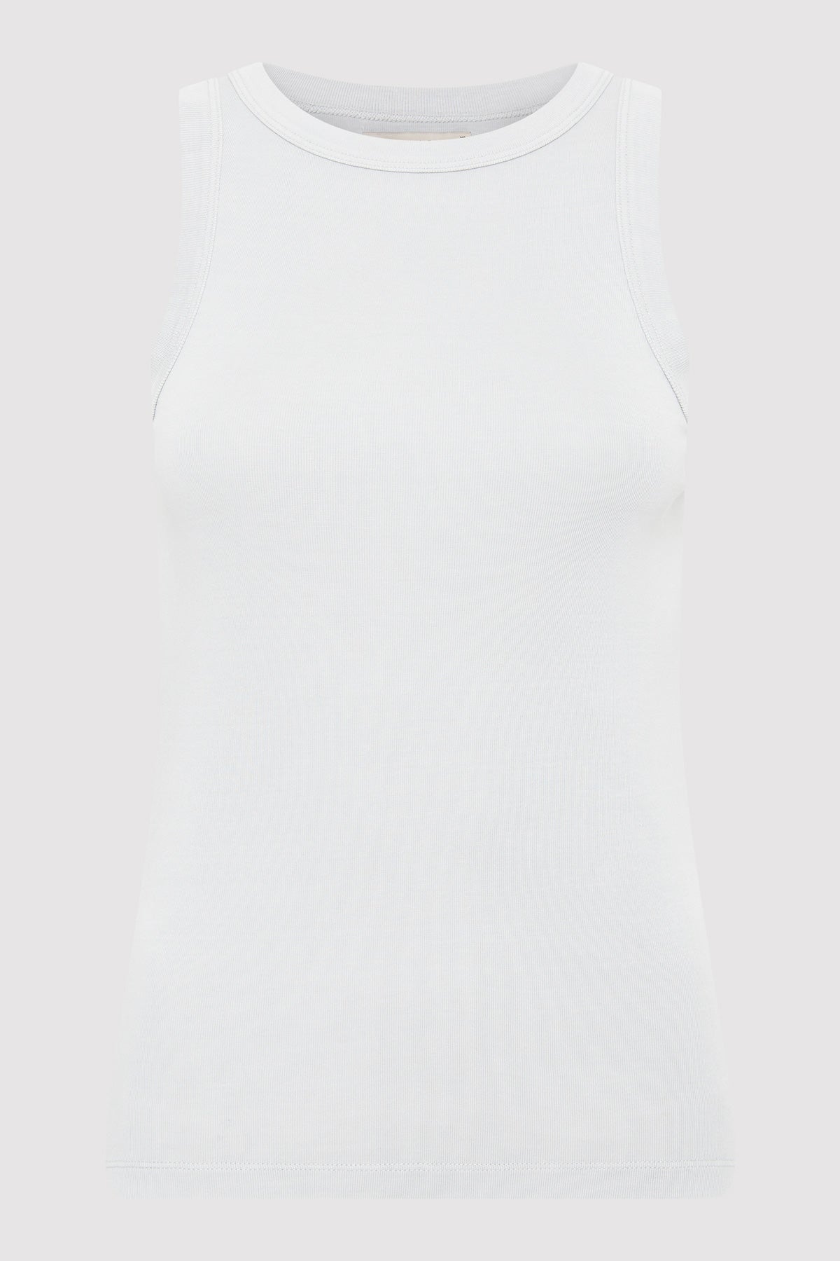 Organic Cotton Bateau Tank - White