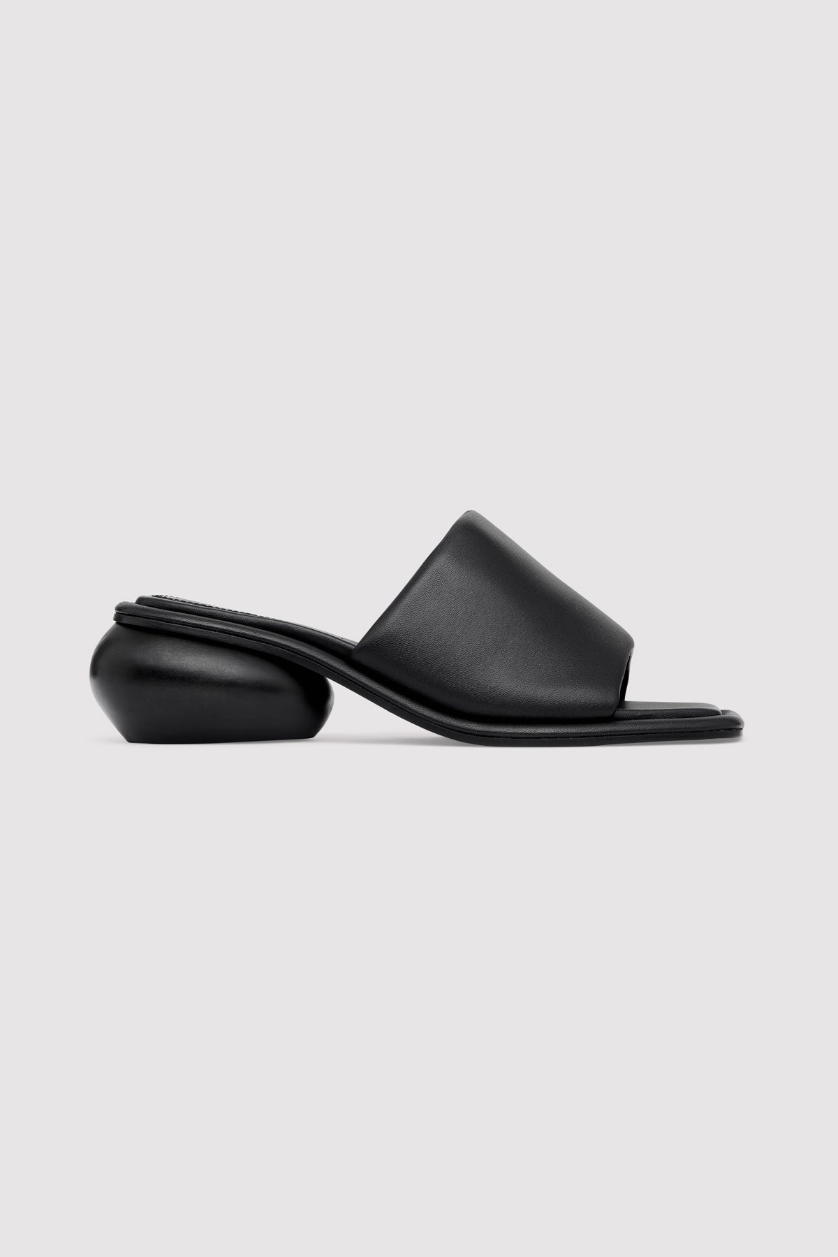 Minimal Dome Heel - Black