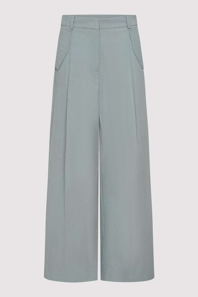 Utility Pleat Pants - Glacier