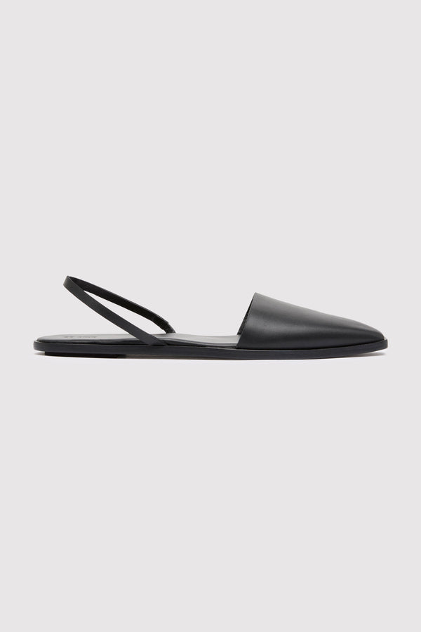 Sling Back Flat - Black