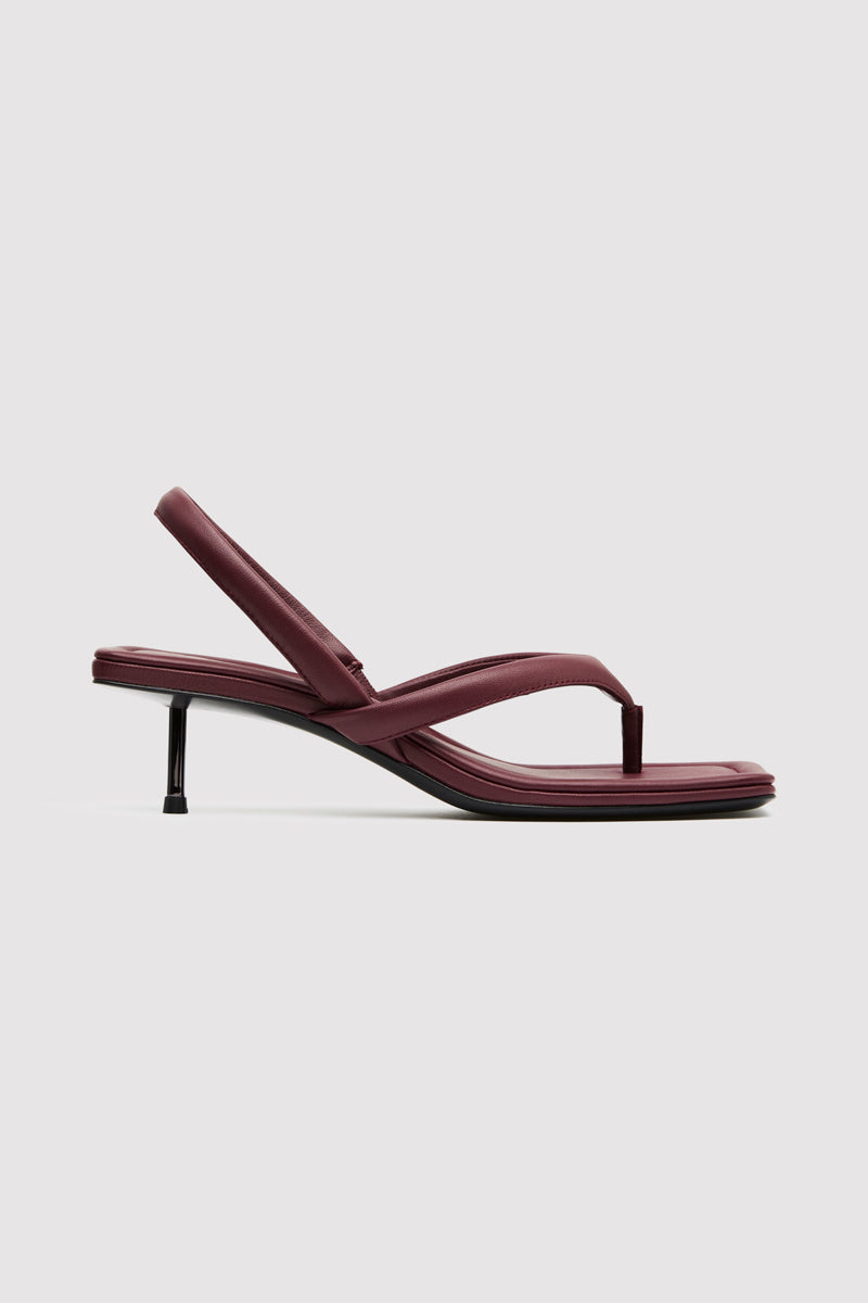 Thong Heel - Plum