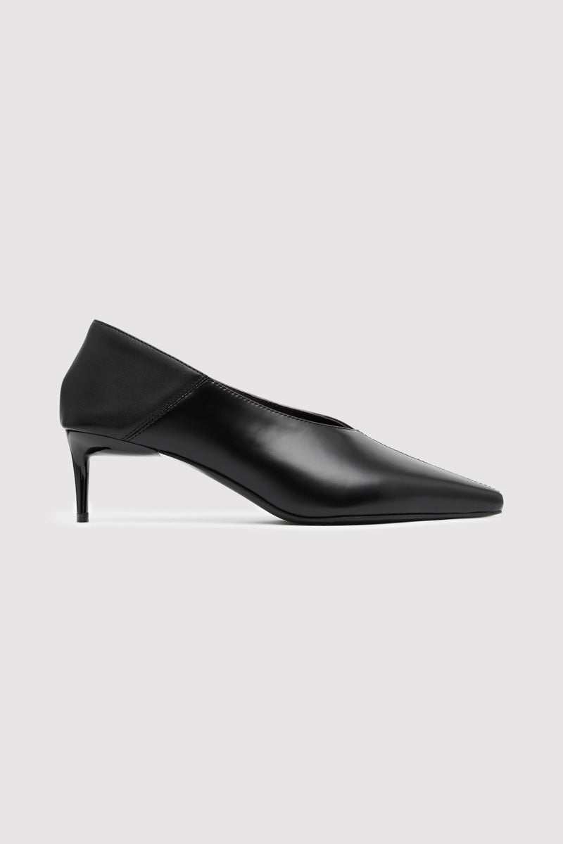 Classic Fold Heel - Black