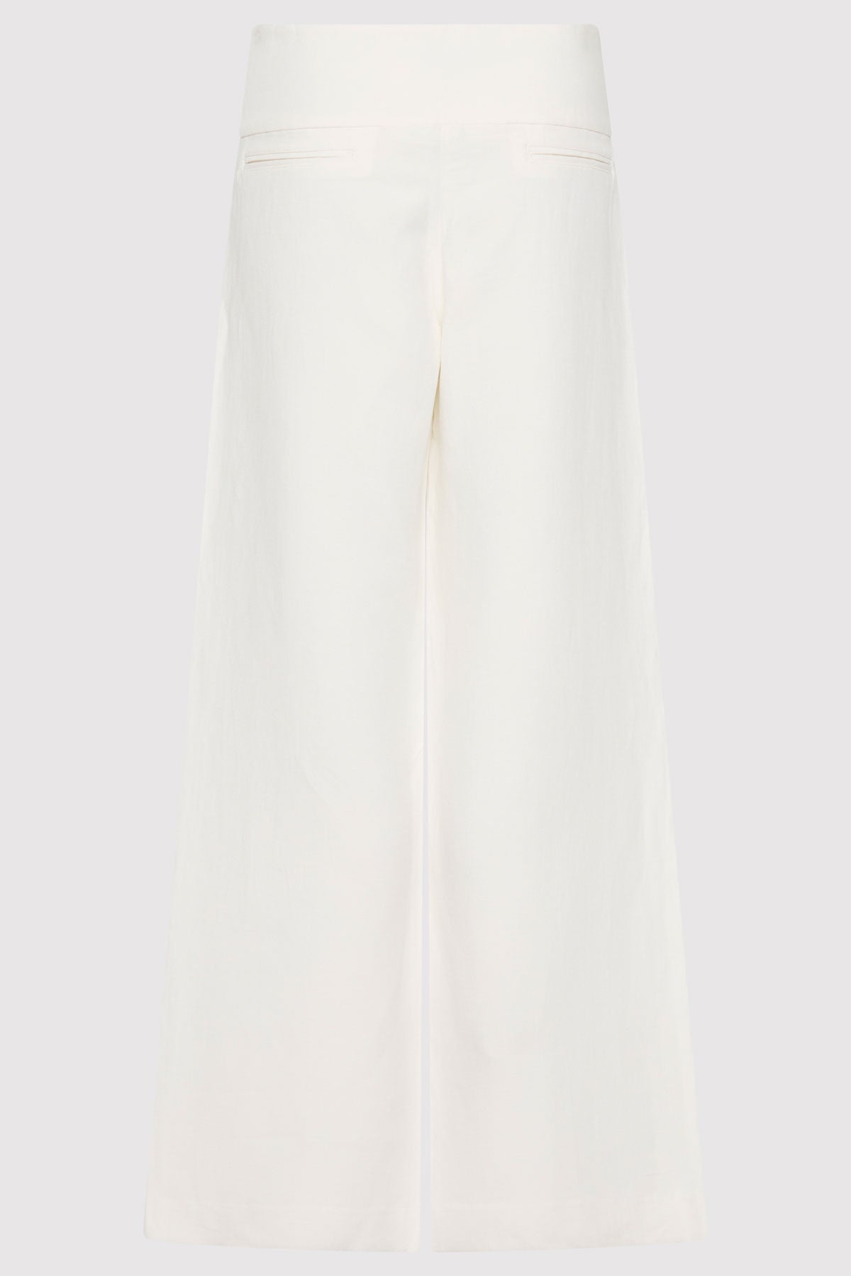 Wide Waistband Pants - Salt