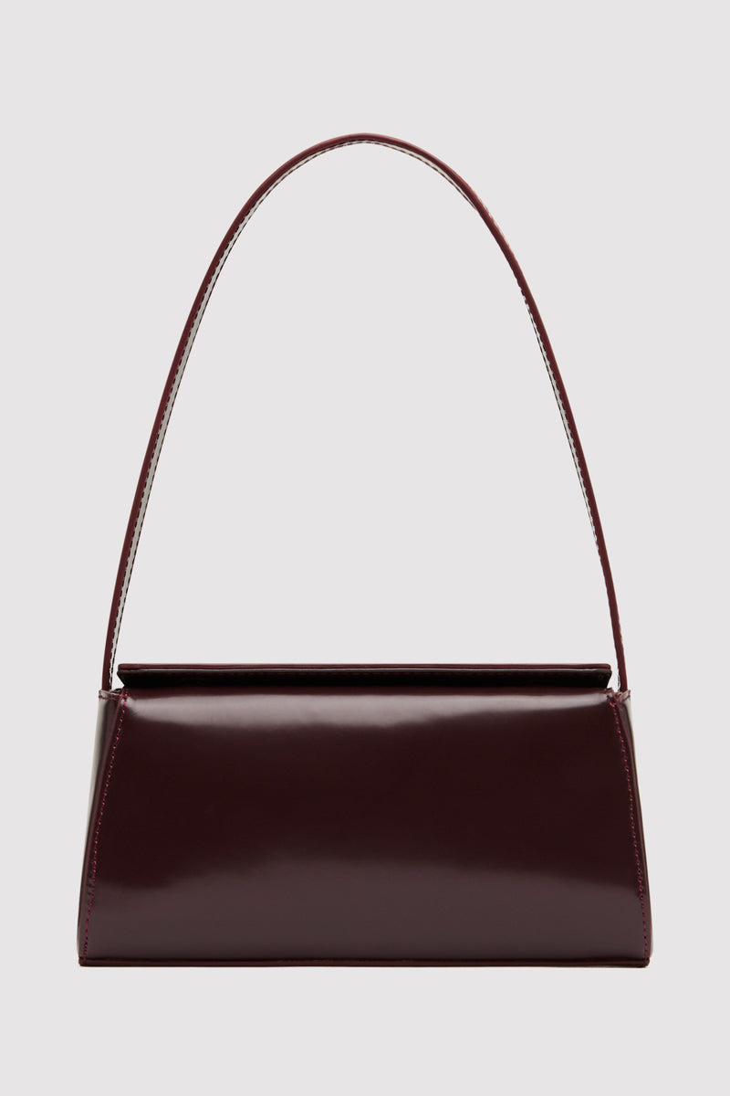 Mini Baguette Shoulder Bag - Bordeaux