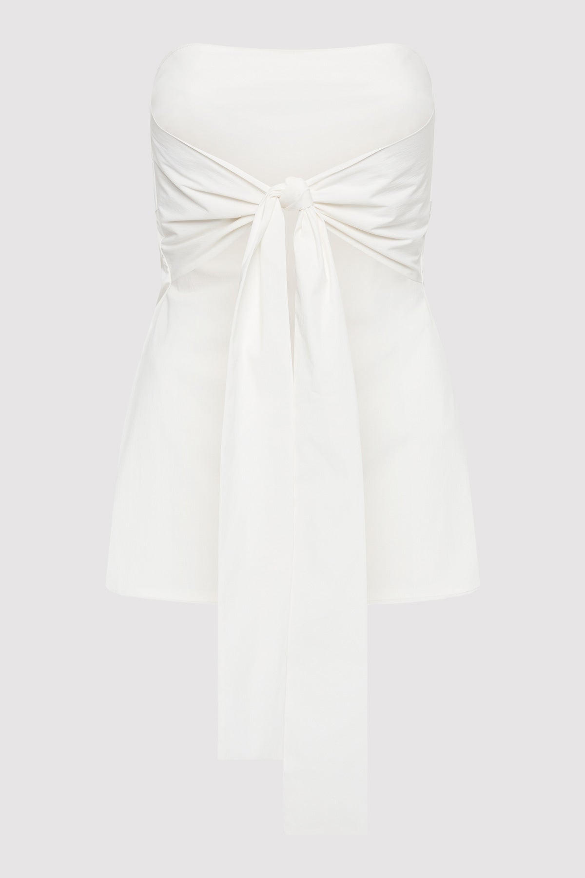 Strapless Tie Back Top - Off White