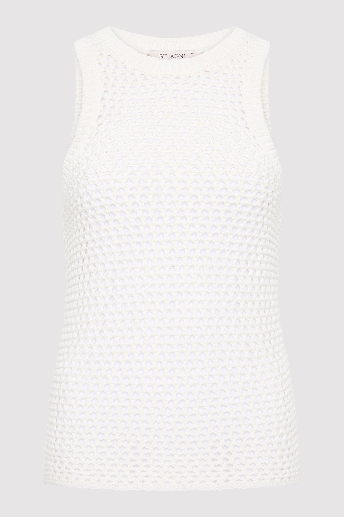 Cotton Crochet Tank - Off White