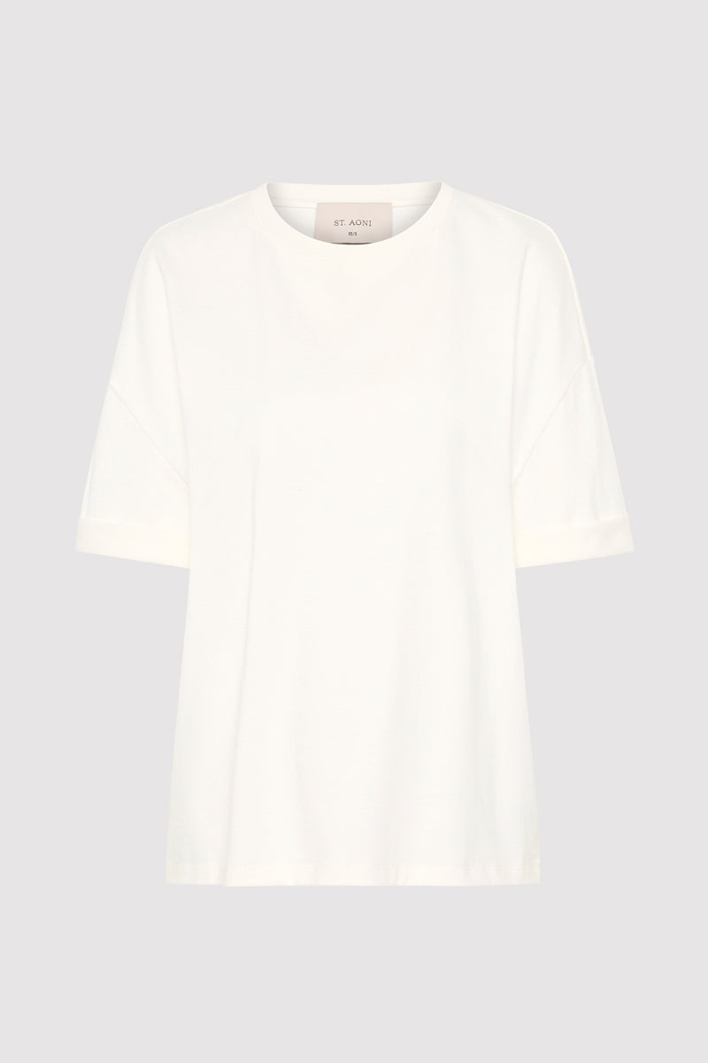 Organic Cotton Relaxed Tee - White