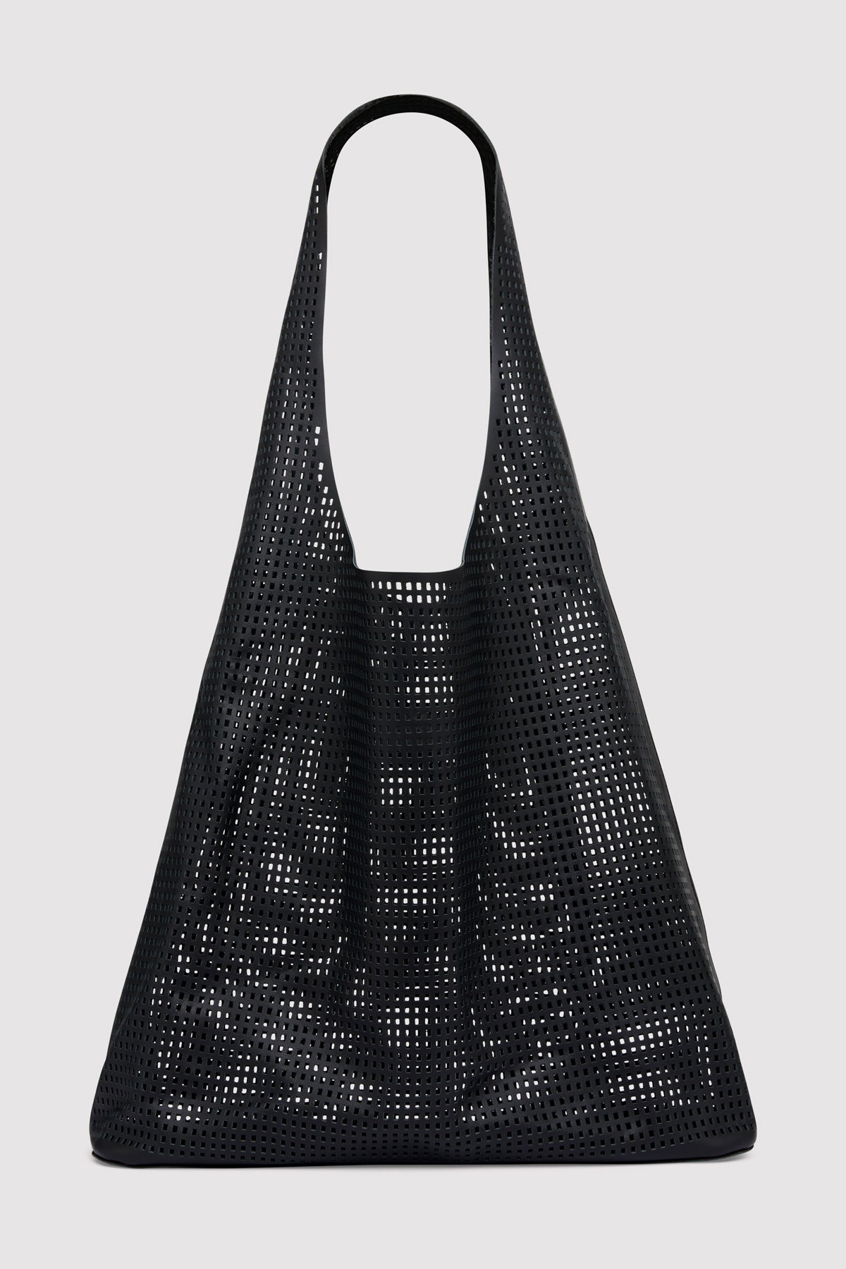 Perforated Soft Tote - Black